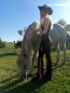 Preview: Limited Edition! Damen Jodhpurreithose  "Classy Cowgirl" in Schwarz-Pink