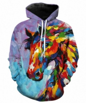 Neu! Leichter Unisex Hoodie "Art" Größe XL