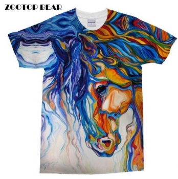 Zootop unisex T-shirt "Painted" Größe L