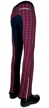 Damen Jodhpurreithose  "Rock It!" in red-navy Tartan