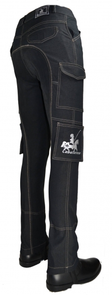 Herren Jodhpurreithose "Caballeroso Advance" in schwarz