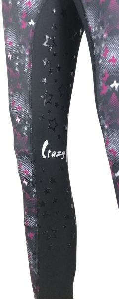 Reitleggings "Starlight pink" mit High Grip