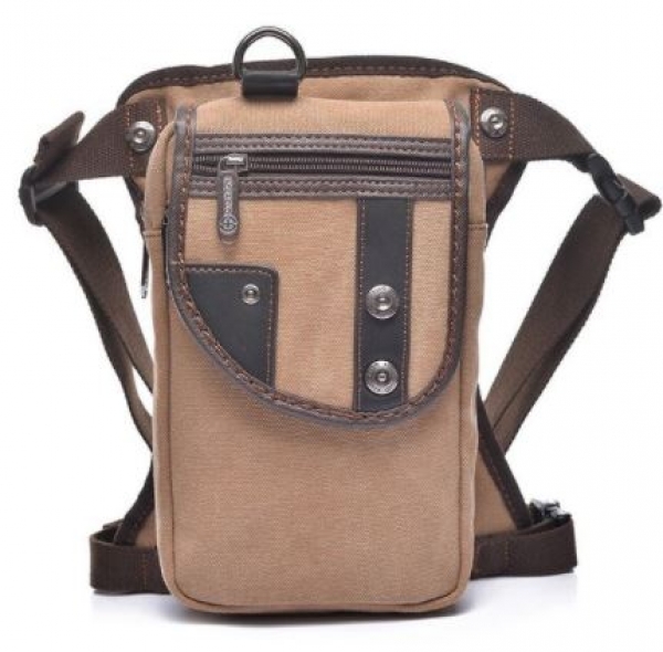 Wasserdichte Wander-Reiter-Tasche in Camel