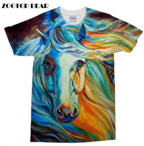 Zootop unisex T-shirt "Painted indian" Größe XXL