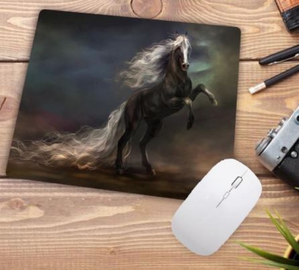 Mousepad 18x22x2 cm Motiv Rearing