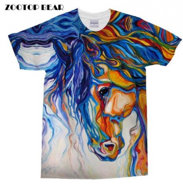 Zootop unisex T-shirt "Painted" Größe XXXL