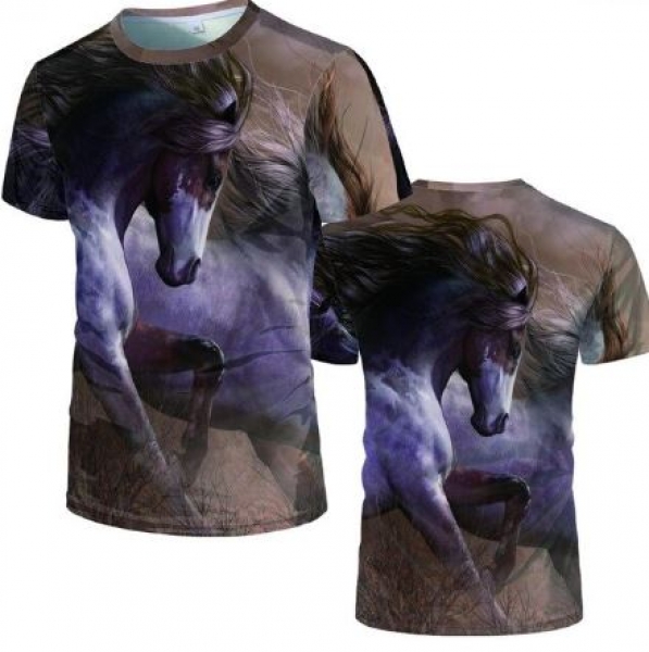 Smile T-shirt "American Horse" Größe XL