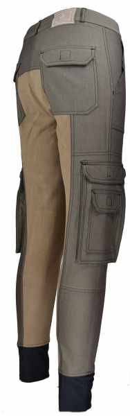 Herren Vollbesatzreithose "Caballeroso Cargo" in camel